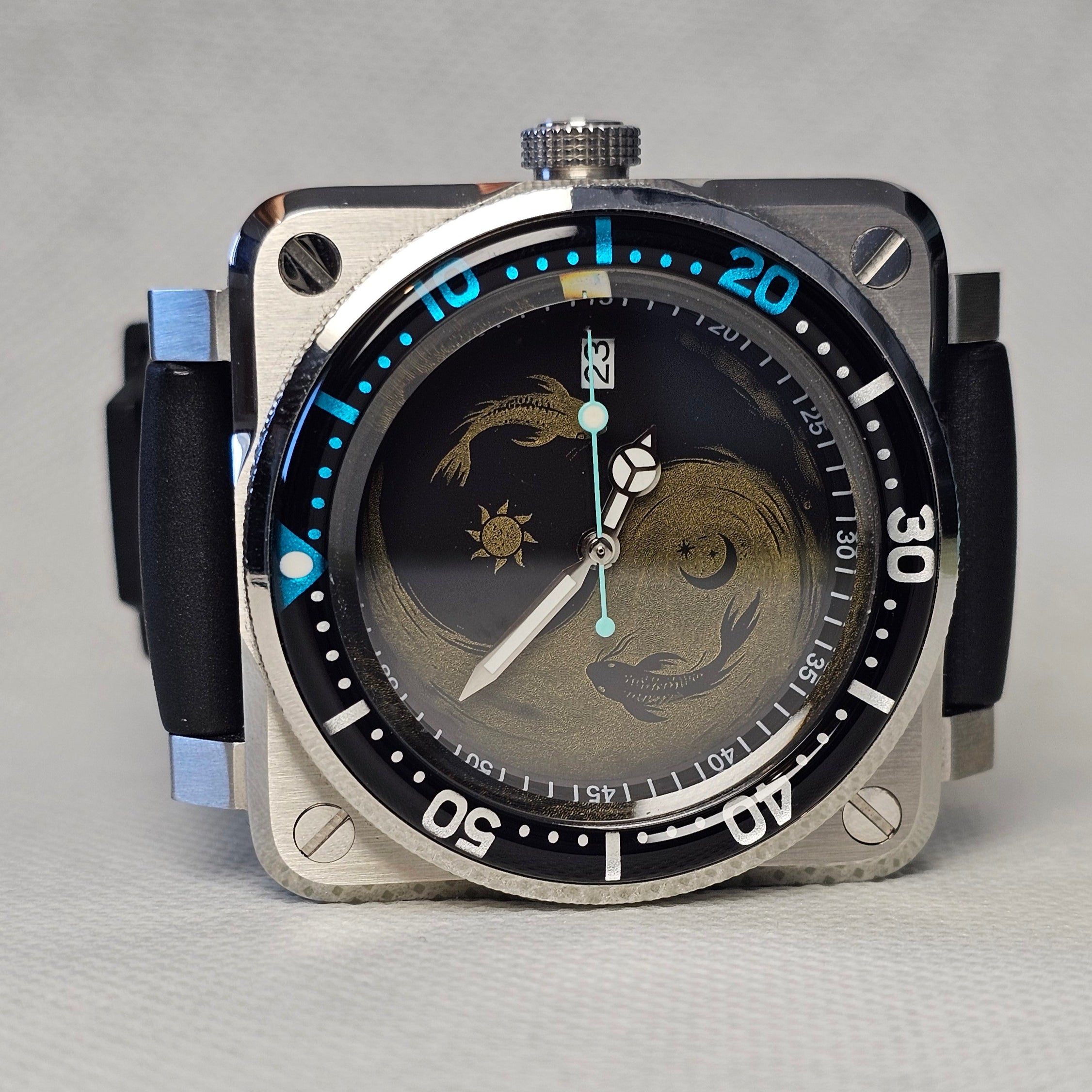 Seiko Mod SKX007 Square 42mm | Custom NH35 Watch – REXX TIMEPIECES